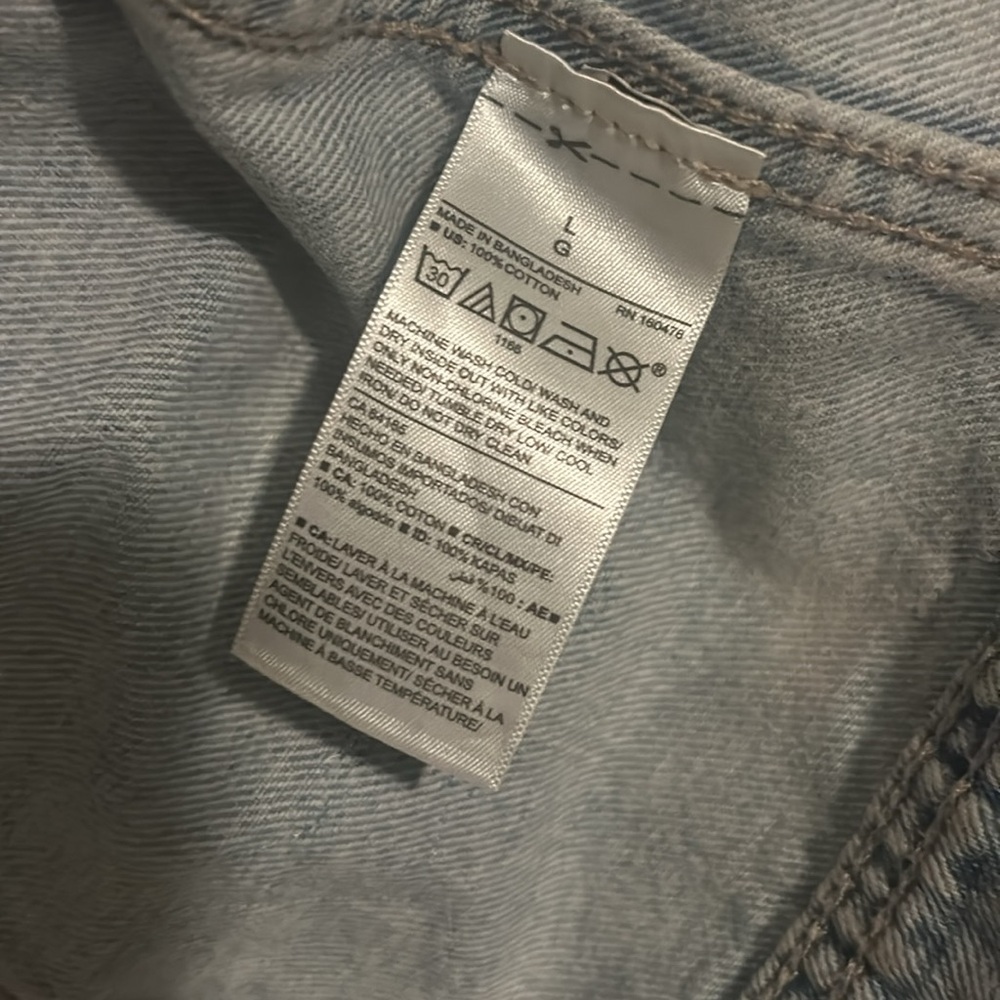 Hand painted vintage Jean jacket - Picture 5 of 5